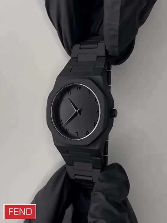 Ceas Arabic Negru Mat